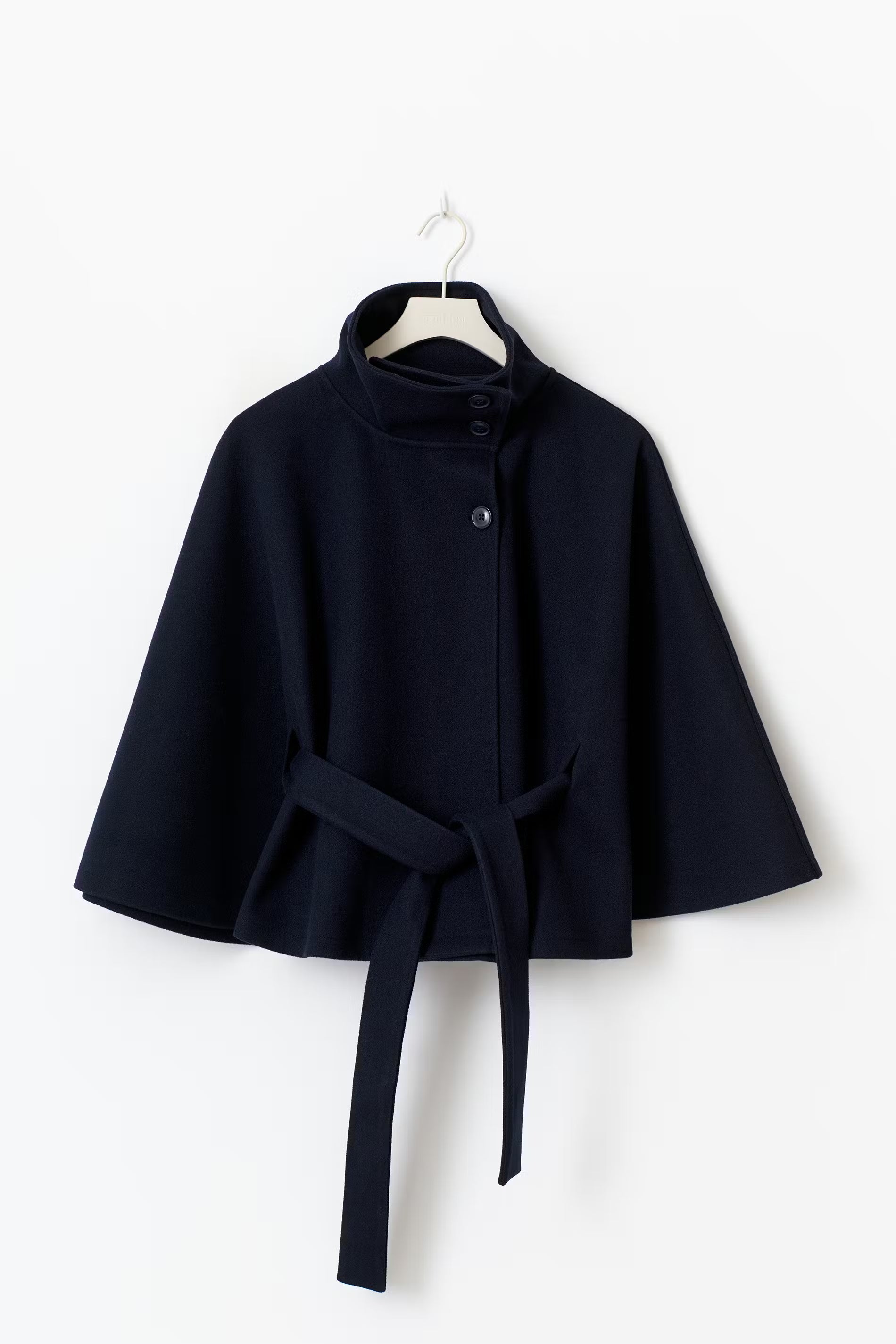 The Solenne Cape - Navy Blue MYCLOTHOS® - MYCLOTHOS®
