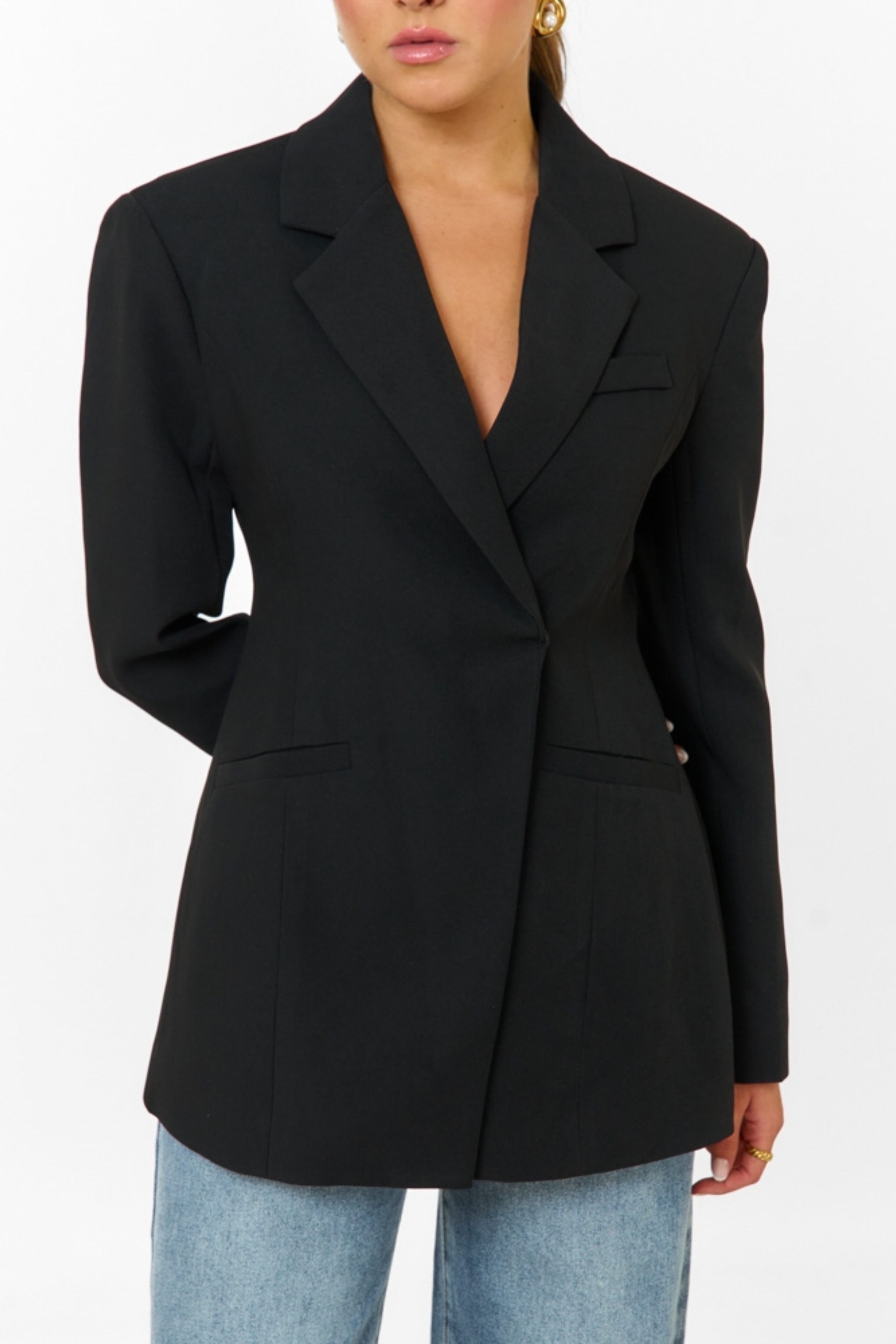 Divina Oversized Blazer - Noir